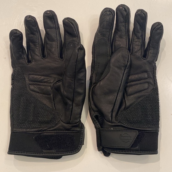 Harley-Davidson Men’s M Full-Fingered Leather Gloves - Picture 3 of 5